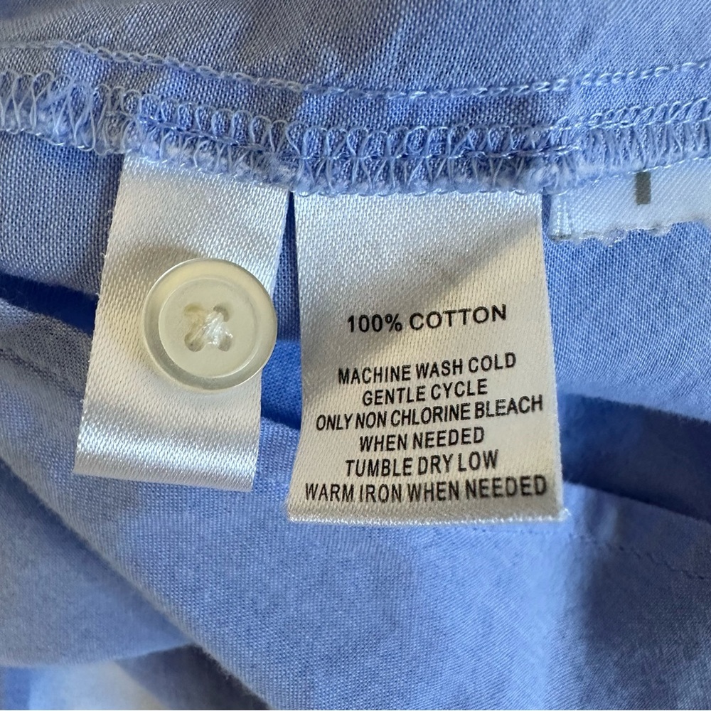 Loft ruffle-front button down - Picture 4 of 5